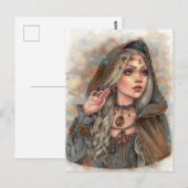 Amber Enchantress Briefkaart (Voorkant / Achterkant)