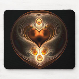 Amber Eternity Heart Muismat