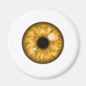 Amber Eye Ball Funny Magneet (Voorkant)