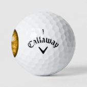 Amber Eye Funny Golf Balls Golfballen (Logo)
