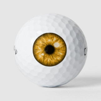 Amber Eye Funny Golf Balls Golfballen