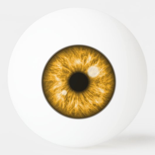 Amber Eye Funny Ping Pong Ball (Voorkant)
