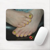 Amber Feet Mousepad Muismat (Met muis)