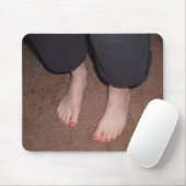 Amber Feet Mousepad Muismat (Met muis)