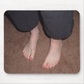 Amber Feet Mousepad Muismat (Voorkant)