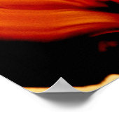 Amber Fire Rock Mineral Poster (Hoek)