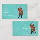 Amber Fox & Owl Visitekaartje (Voorkant / Achterkant)