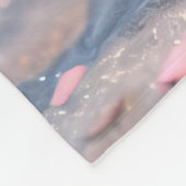 Amber & Frosty Cherry Blossom Penguin Blanket Fleece Deken (Hoek)