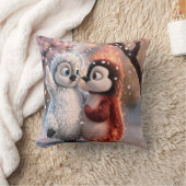 Amber & Frosty Cozy Penguin Pillow Kussen (Deken)