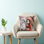 Amber & Frosty Cozy Penguin Pillow Kussen (Stoel)