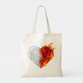 Amber & Frosty Cute Penguin Tote Bag (Achterkant)