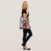 Amber & Frosty Cute Penguin Tote Bag (Op model)