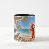 Amber & Frosty Tropical Beach Day Mok (Midden)