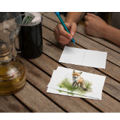 Amber Gaze: Meadow Fox, op maat Briefkaart