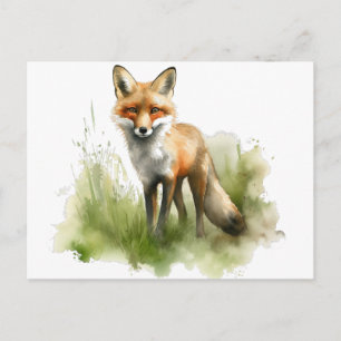 Amber Gaze: Meadow Fox, op maat gemaakt Briefkaart