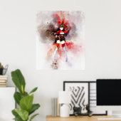 Amber - Genshin Impact Poster (Thuiskantoor)