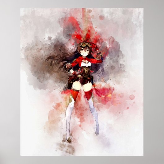 Amber - Genshin Impact Poster (Voorkant)