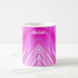 AMBER ~ GLANZENDE 3D Roze Fractal ~ Morphing Mok