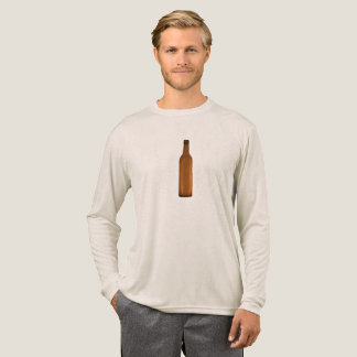 Amber glazen fles illustratie Tri-Blend shirt