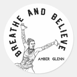 Amber Glenn Geïnspireerde Sticker
