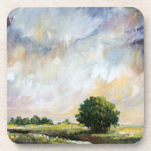 Amber Glow II Bier Onderzetter