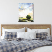 Amber Glow II Canvas Afdruk (Insitu (Slaapkamer))