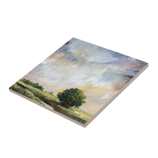 Amber Glow II Tegeltje (Zijkant)