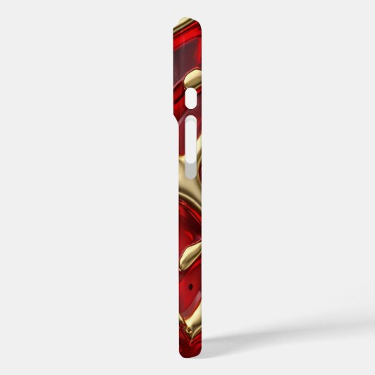 Amber & Gold #2 - iPhone 16 Hoesjes (Achterkant / Links)