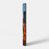 Amber golven iPhone hoesje (Linkerkant)
