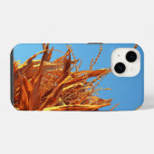 Amber golven iPhone hoesje (Achterkant horizontaal)