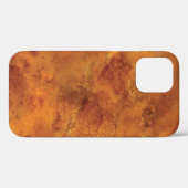 Amber goudbruine marmer Case-Mate iPhone case (Achterkant (horizontaal))