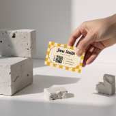 Amber Groovy Bewerkbaar Visitekaartje voor Studio