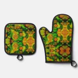 Amber Grove Ovenwant & Pannenlap Set