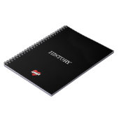 Amber Hart Zwart Notitieboek (Linkerzijde)