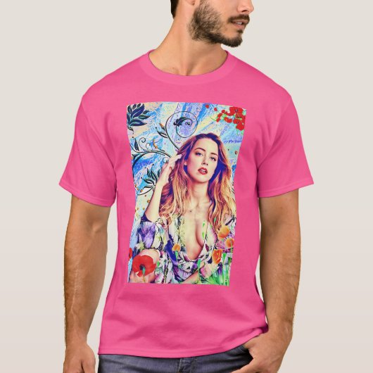 Amber Heard T-shirt (Voorkant)