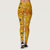 Amber Hieroglyphics Leggings (Achterkant)