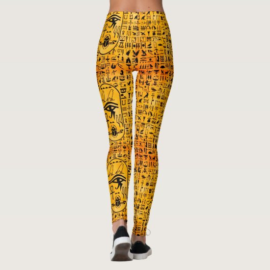 Amber Hieroglyphics Leggings (Achterkant)