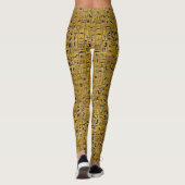 Amber Hieroglypics Leggings (Achterkant)