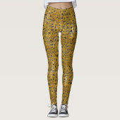 Amber Hieroglypics Leggings (Voorkant)