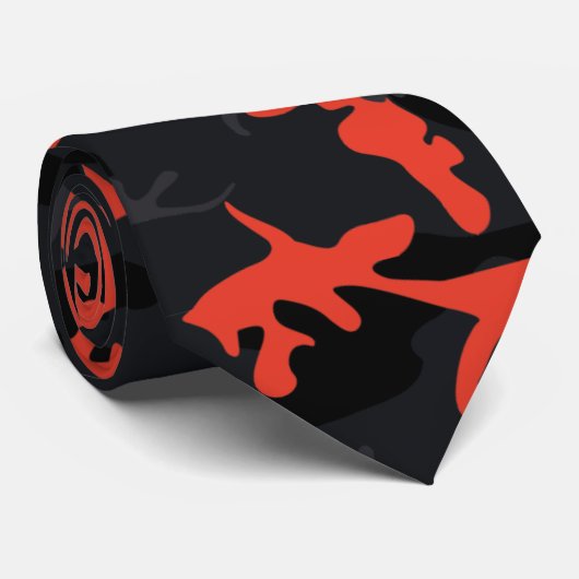 Amber Highlights Camo Stropdas (Opgerold)