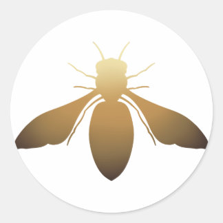 Amber Honeybee Gradient Sticker