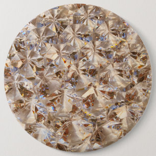 Amber Ice-stijl Ronde Button 6,0 Cm