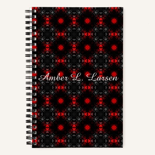 Amber L. Larsen  Notitieboek (Voorkant)