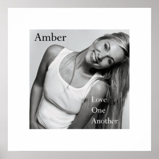 Amber-liefde-een-ander 20x20 steen UV Poster