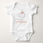 AMBER Little Pumpkin Sweet Oranje Autumn Romper (Voorkant)