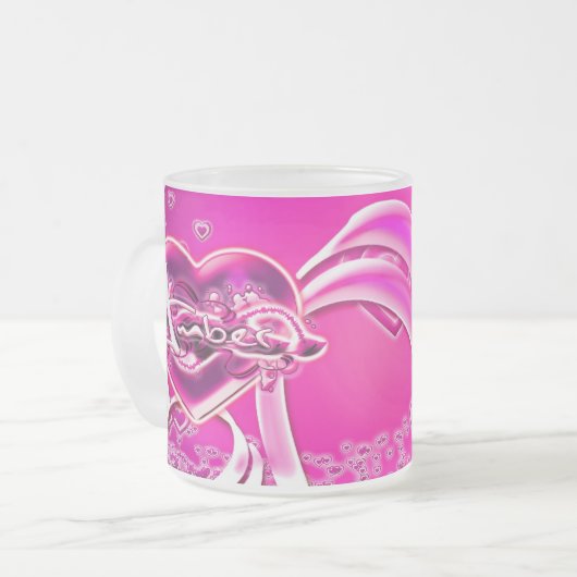 Amber Matglas Koffiemok (Voorkant links)