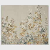 Amber Meadow bloemverpakkings papier (Vlak)