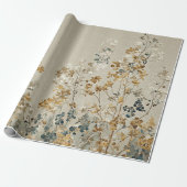 Amber Meadow bloemverpakkings papier (Uitgerold)