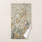 Amber meadow floral bad handdoek (Handdoek)