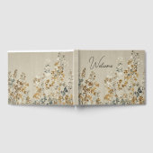 Amber meadow floral gastenboek (Volledig)